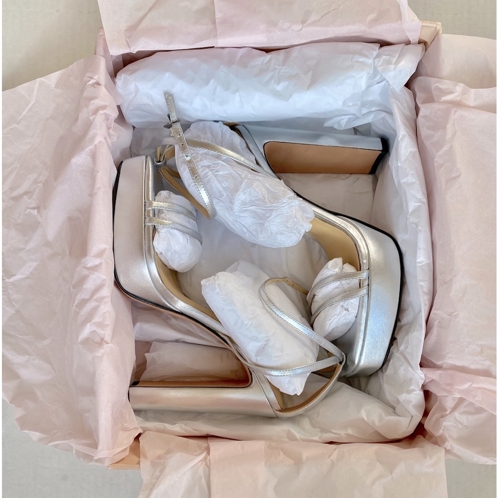 Alexander Birman Agnes Silver Heels